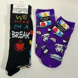 His & Her Friends Socks Gift Set